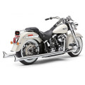 COBRA Bad Hombre True Dual Fishtails Chrome Softail - Harley Davidson '12-'17