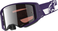 ALPINESTARS Supertech Limited Edition Hunta 96 XXV Goggles - Purple/White