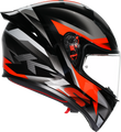 AGV K1 S Fastlap Helmet - Black/Gray/Red