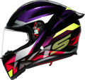 AGV K1 S Fastlap Helmet - Black/Purple/Pink