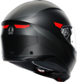 AGV Tourmodular Frequency Helmet - Matte Gunmetal/Red