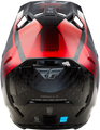FLY RACING Formula S Carbon Protocol Helmet - Black Carbon/Red