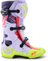 ALPINESTARS Tech 10 Supervented Boots 2026 - Purple/Yellow/Pink