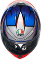 AGV K6 S Slashcut Helmet - Black/Blue/Red