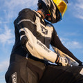 CORTECH Revo Sport Air 1-Piece Leather Suit - Black/Hi-Viz/Gun