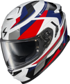 SCORPION EXO Eclipse Helmet - Lunar White/Red/Blue