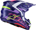 ALPINESTARS SM7 Deed Helmet - Purple/Pink