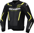 ALPINESTARS GP Force v2 Airflow Leather Jacket - Black/Yellow
