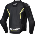 ALPINESTARS GP Force v2 Airflow Leather Jacket - Black/Yellow