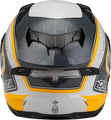 GMAX FF-98 Aftershock Helmet - White/Metallic Silver