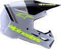 ALPINESTARS SM3 Radium Helmet - Gray/Black/Yellow