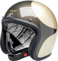 BILTWELL Bonanza Scallop Helmet - Charcoal/Champagne