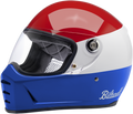 BILTWELL Lane Splitter Podium Helmet - Red/White/Blue