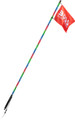 BOSS AUDIO 360 Degree RGB LED Whip Flag - 6'