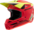 ALPINESTARS Youth SM3 Fray Helmet - Red/Yellow