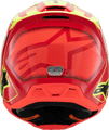 ALPINESTARS Youth SM3 Fray Helmet - Red/Yellow