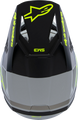 ALPINESTARS Youth SM3 Radium Helmet - Gray/Black/Yellow