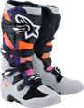 ALPINESTARS Tech 7 Boots - Gray/Orange/Magenta