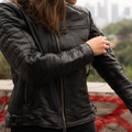 CORTECH Hoyden Ladies Leather Jacket - Matte Black