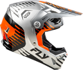 FLY RACING Formula CP Slice Helmet - Grey/Orange