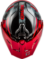 GMAX MD-74 Striker Modular Helmet - Black/Red