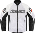 ICON Mesh AF Leather Jacket - White