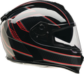 Z1R Warrant Amplify Helmet - Black/Red