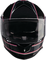 Z1R Warrant Amplify Helmet - Black/Pink