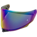 KYT TT-Revo Visor - Iridium Rainbow