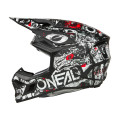 O'Neal 3 SRS Attack Helmet - Black/White