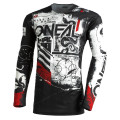 O'NEAL Mayhem Youth Scarz Jersey -  Black/White