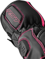 RST S1 D3O Ladies Leather Glove - Black/Pink 