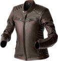 RST Roadster Air D30 Ladies Leather Jacket - Brown