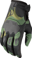 ICON Hooligan Magnacross Gloves - Camo Green