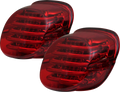 CUSTOM DYNAMICS ProBEAM LED Taillight - Red Low Profile - Harley Davidson