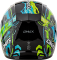 GMAX GM-49Y Charge Helmet (2026) - Blue/Green