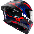 KYT TT-Revo Speeding Helmet - Black/Blue/Red