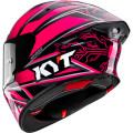 KYT TT-Revo Hyper Pink Special Edition Helmet