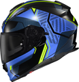 SCORPION EXO Ryzer Switch Full-Face Helmet - Blue/Hi-Viz 