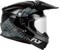FLY RACING Trekker Granite Helmet - Black/Grey