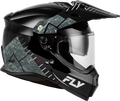 FLY RACING Trekker Granite Helmet - Black/Grey