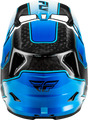 FLY RACING Werx-R Flow Carbon Helmet - Black Carbon/Blue