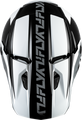 FLY RACING 2026 Kinetic Crest Helmet - Black/White/Grey
