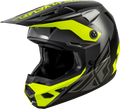FLY RACING 2026 Kinetic Crest Helmet - Grey/Black/Hi-Viz