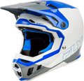 FLY RACING Formula CC Glide Helmet - Blue/Light Grey/Grey