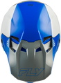 FLY RACING Formula CC Glide Helmet - Blue/Light Grey/Grey