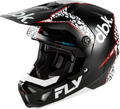 FLY RACING Formula CP DBK Helmet - Black/White Red 2026