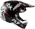 FLY RACING Formula CP DBK Helmet - Black/White Red 2026