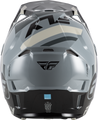FLY RACING Formula CP Seal Helmet -black/grey/light grey 