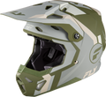 FLY RACING Formula CP Seal Helmet - matte stone/khaki/olive 